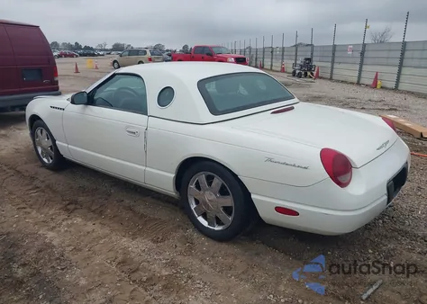 2002 Ford Thunderbird из США, поврежденный, VIN 1FAHP60A02Y127013